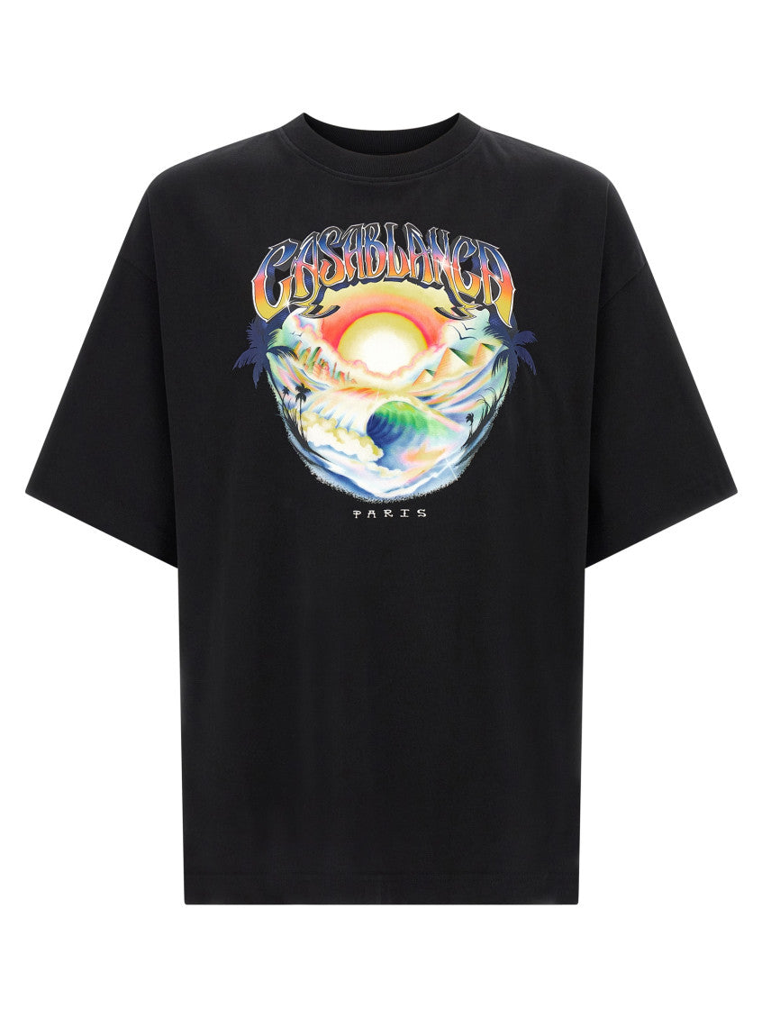 Black Graphic Logo T-Shirt 1
