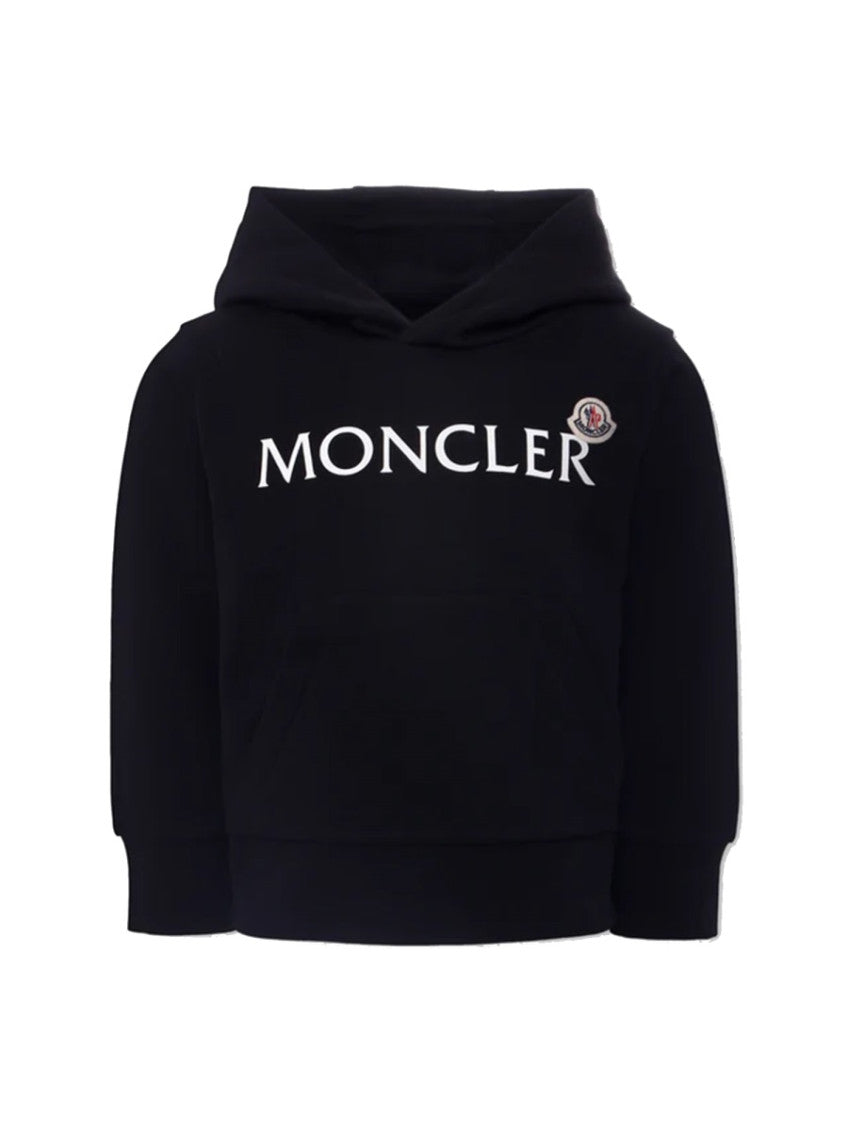 Kids Black Logo Hoodie 1
