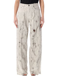 Light Grey Loose High Rise Jeans 1