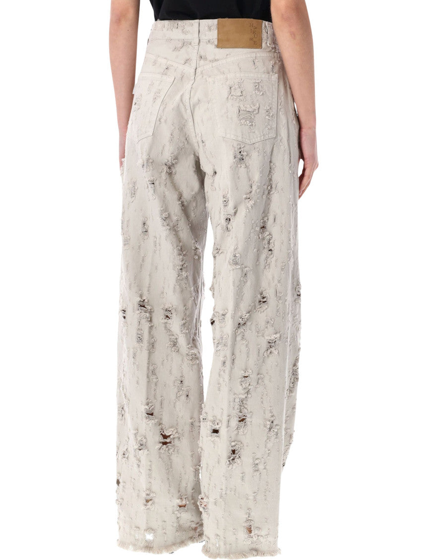 Light Grey Loose High Rise Jeans 2