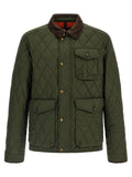 Olive Quilted Regular Jacket 1