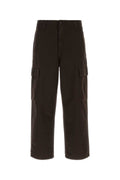 Dark Brown Cargo Trousers 1