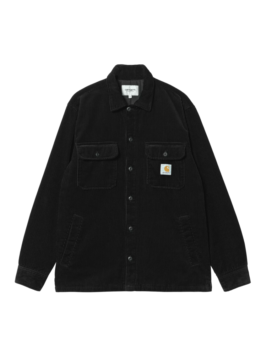 Black Corduroy Overshirt 1