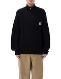 Black Half Zip Sweater 1