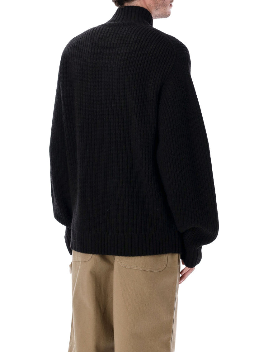 Black Half Zip Sweater 2