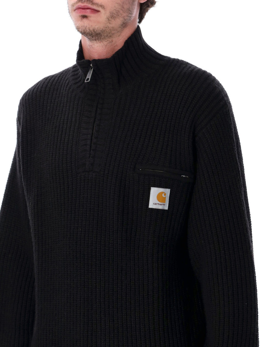 Black Half Zip Sweater 3