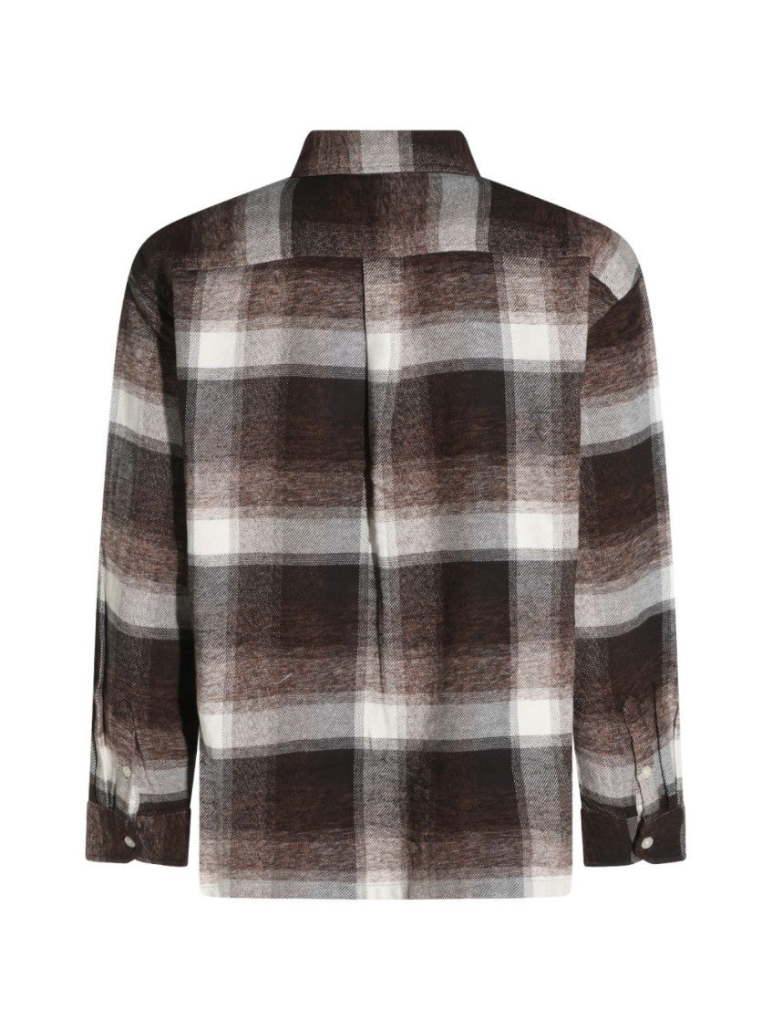 Brown Relaxed Check Shirt 2