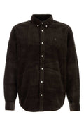 Dark Brown Corduroy Shirt 1