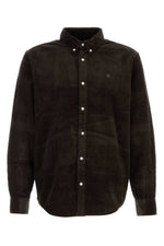 Dark Brown Corduroy Shirt 1