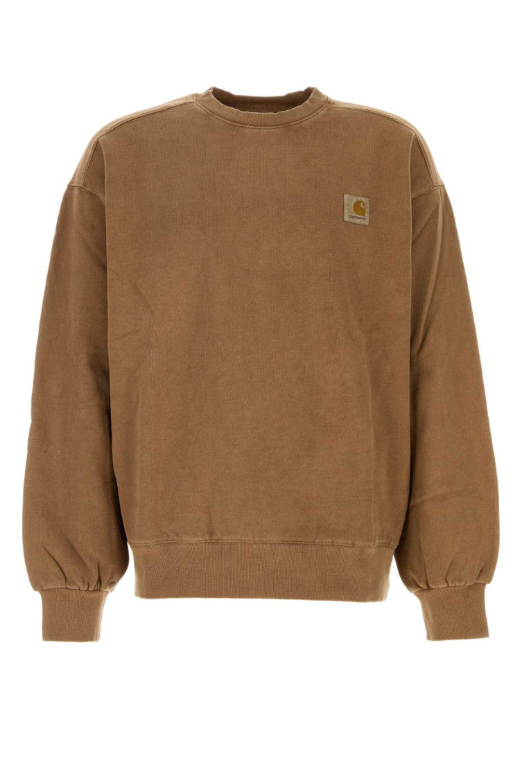 Brown Crew Neck Sweatshirt 1