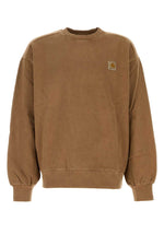 Brown Crew Neck Sweatshirt 1
