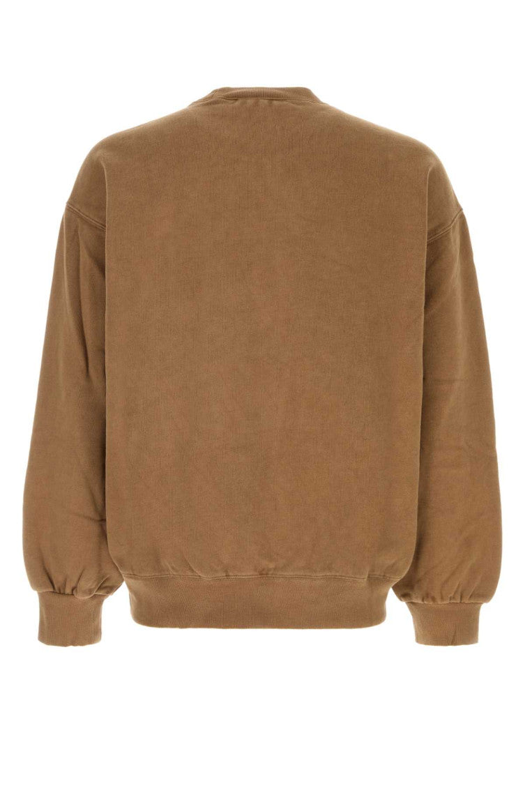 Brown Crew Neck Sweatshirt 2