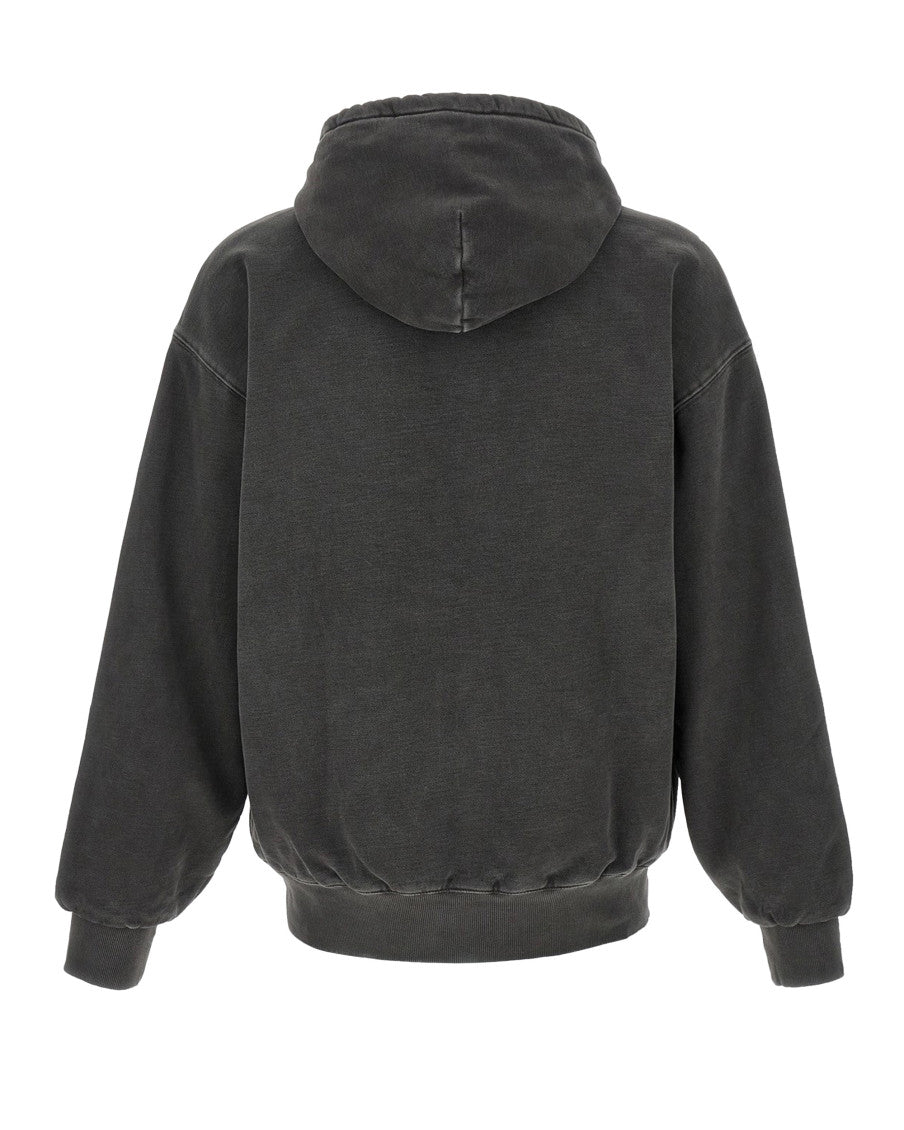 Dark Grey Zip Up Hoodie 2