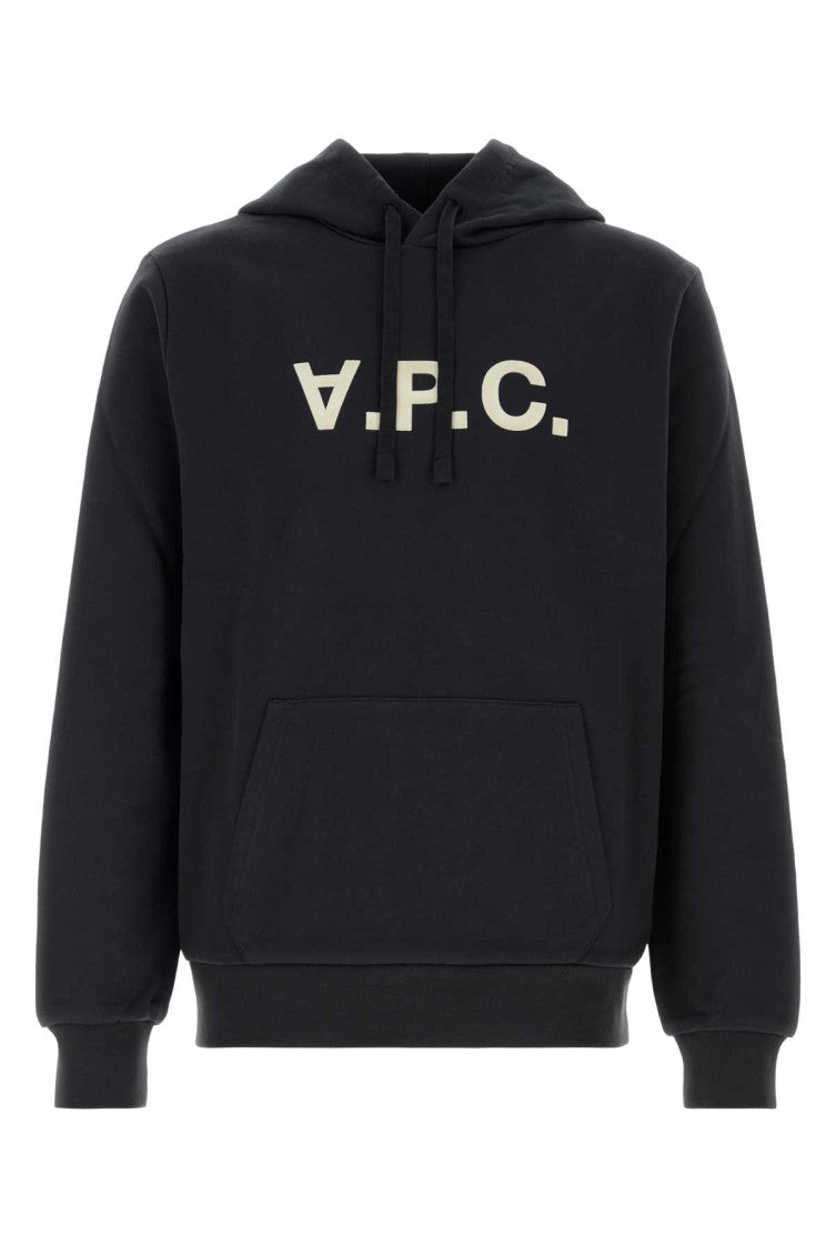 Black Regular Logo Hoodie 1
