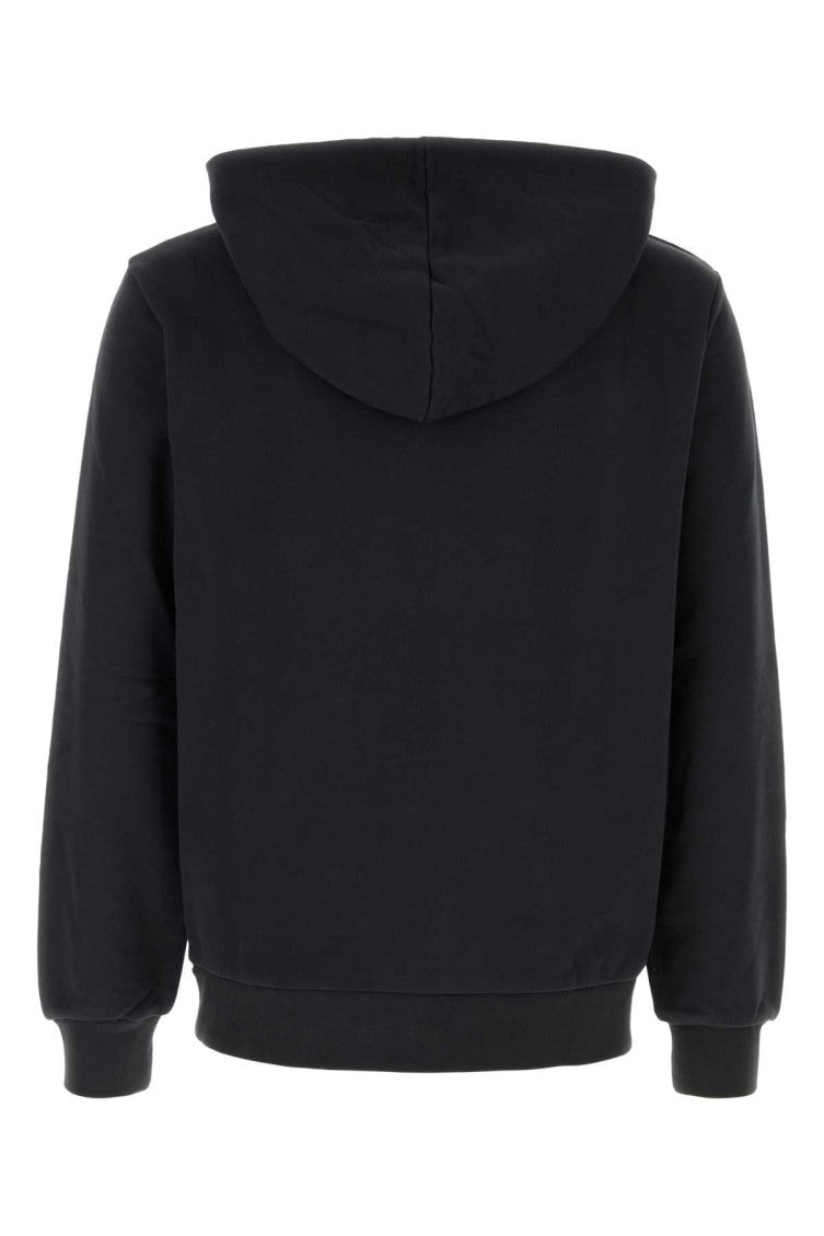 Black Regular Logo Hoodie 2