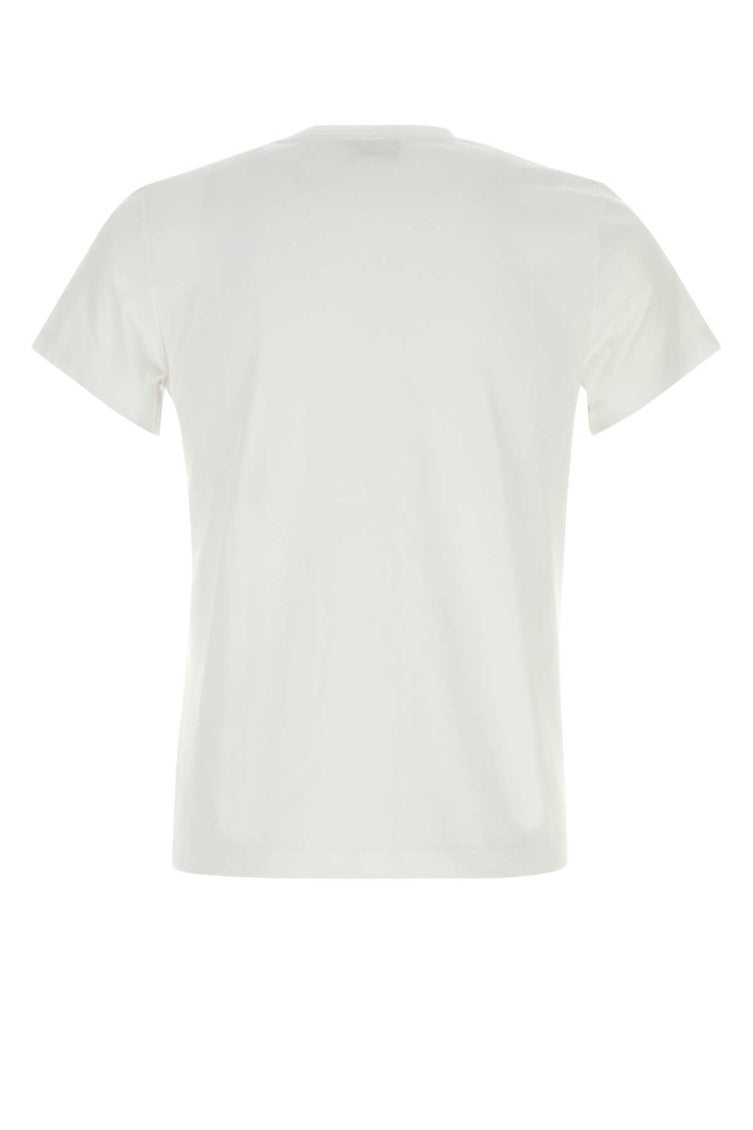 White Crew Neck T-Shirt 2
