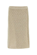 White Cotton Crochet Skirt 1