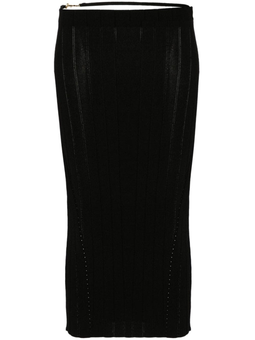 Black La Jupe Pralu midi skirt 1