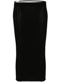 Black La Jupe Pralu midi skirt 1