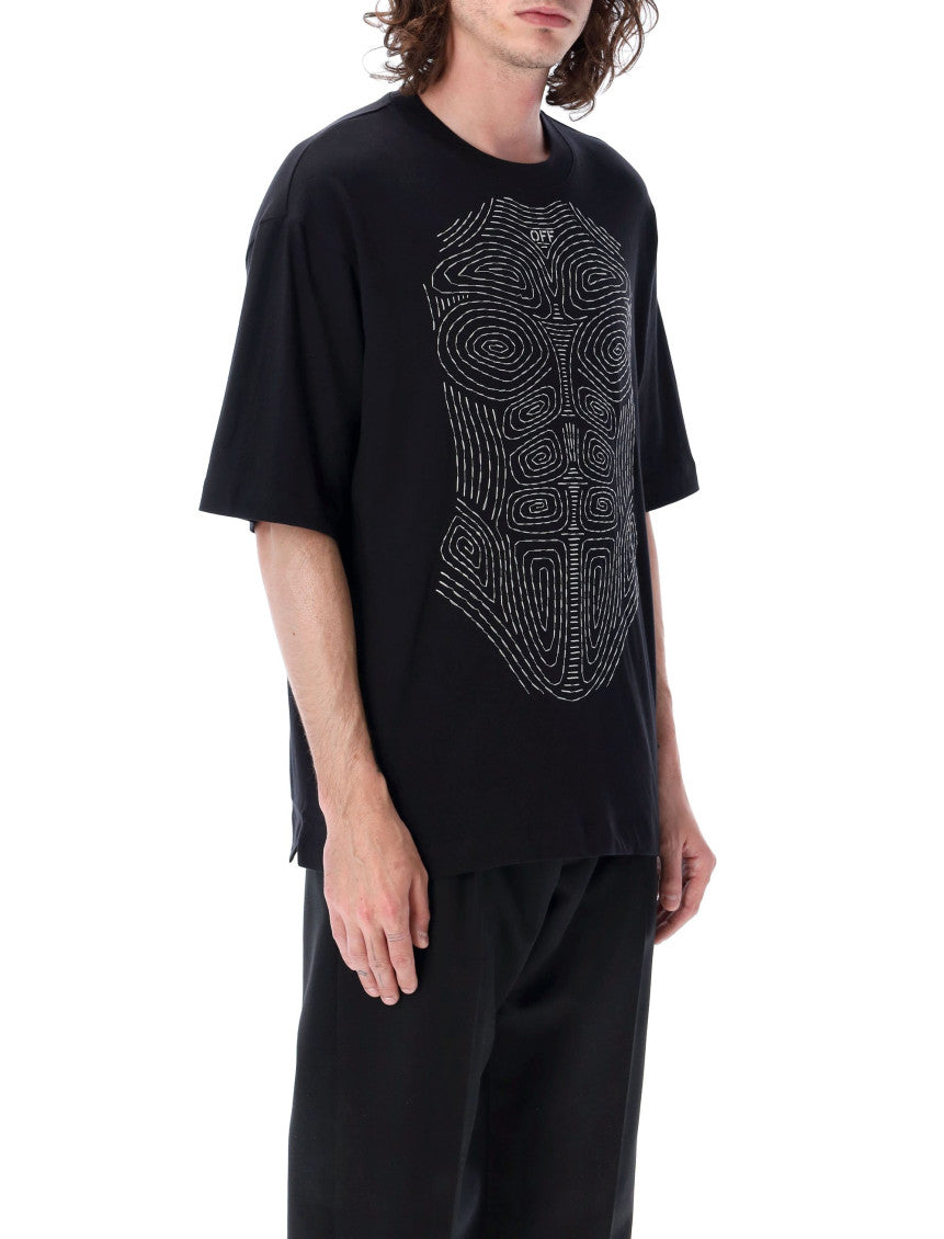 Black BODY STITCH SKATE TEE 2
