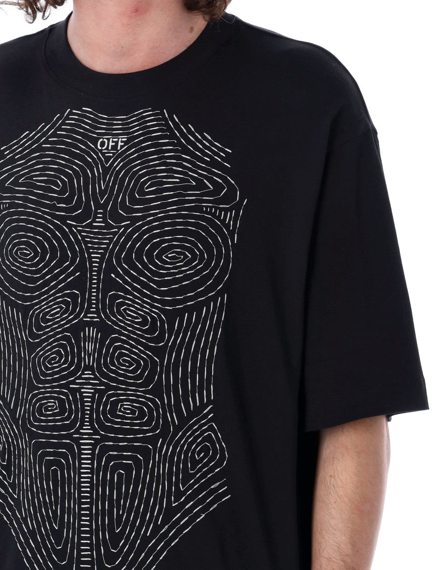 Black BODY STITCH SKATE TEE 5