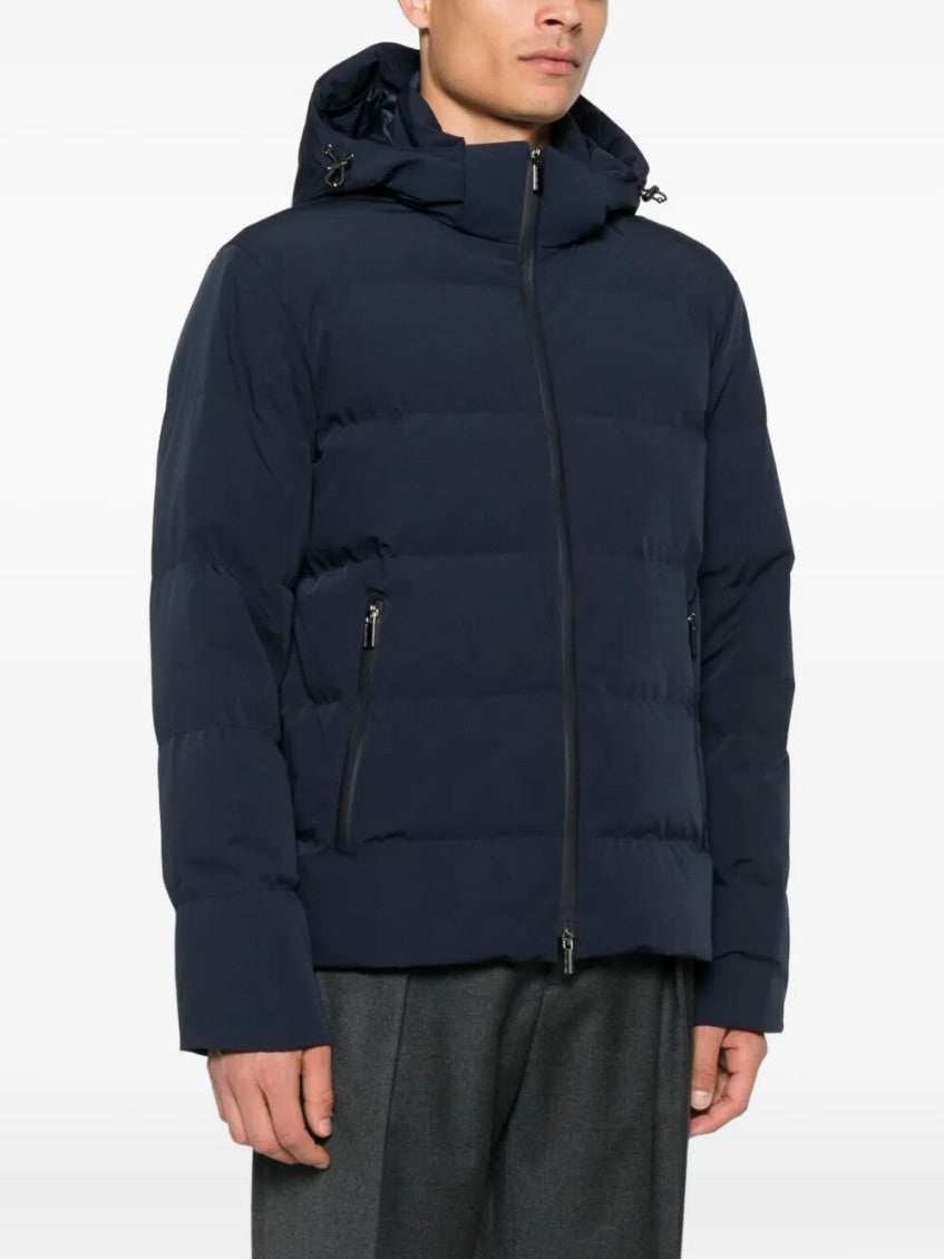 Navy Blue Hooded Jacket 3