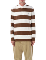 Brown Striped Polo 1