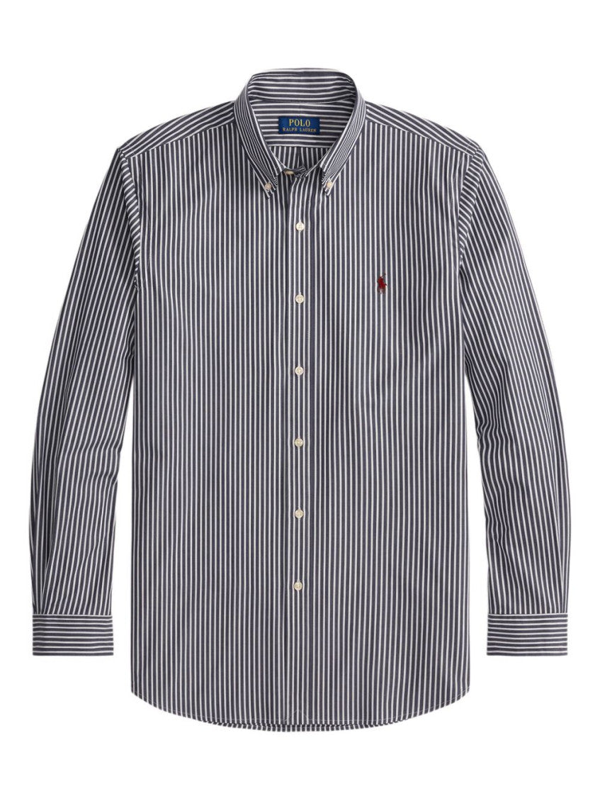 Navy Blue Striped Shirt 1