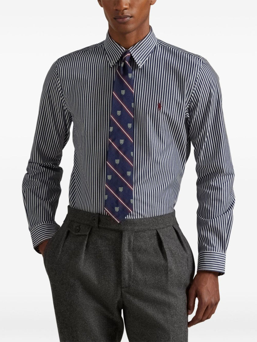 Navy Blue Striped Shirt 2