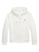 White Logo Hoodie 1