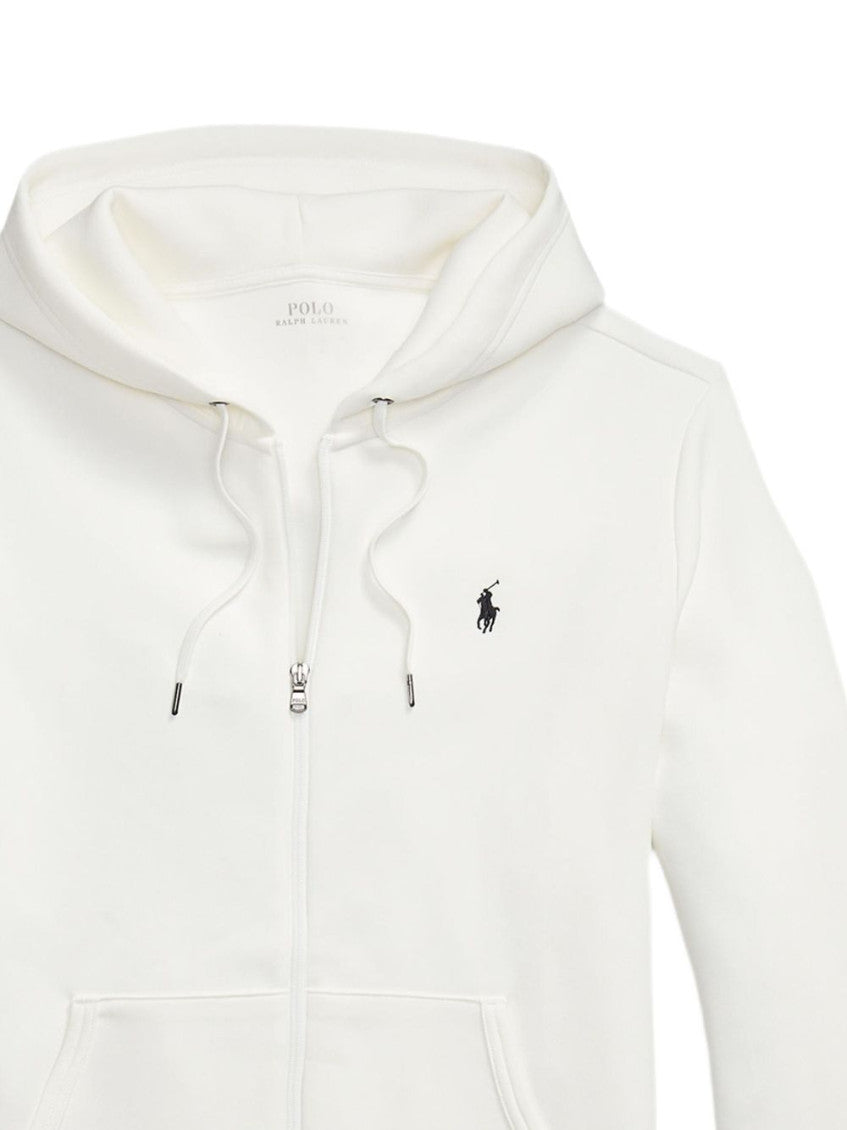White Logo Hoodie 2