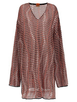 Multicolor Wave Jacquard Sweater 1