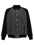 Black Rhinestone bomber jacket 1
