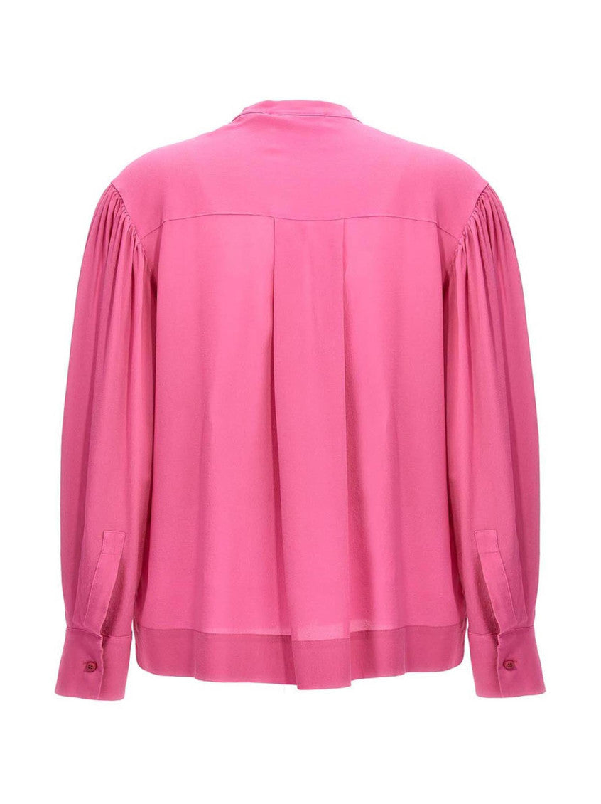Pink Silk Bloshirt 2