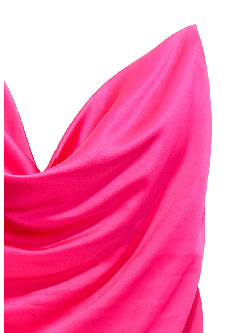 Fuchsia Abito Raso 3