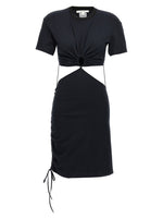 Black Cut-out t-shirt dress 1