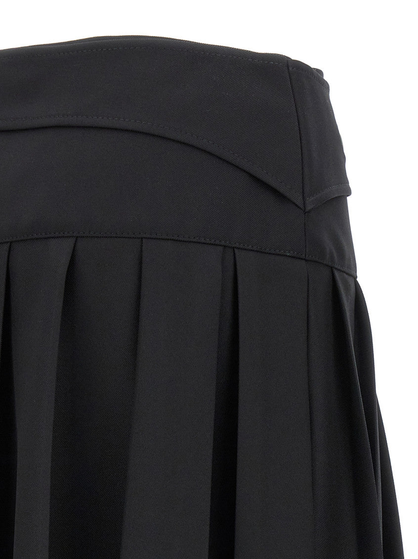 Black Tech Drill Skirt 4