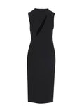 Black Cut Out Midi Dress 1