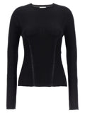 Black Ribbed Sweater 1