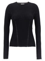 Black Ribbed Sweater 1