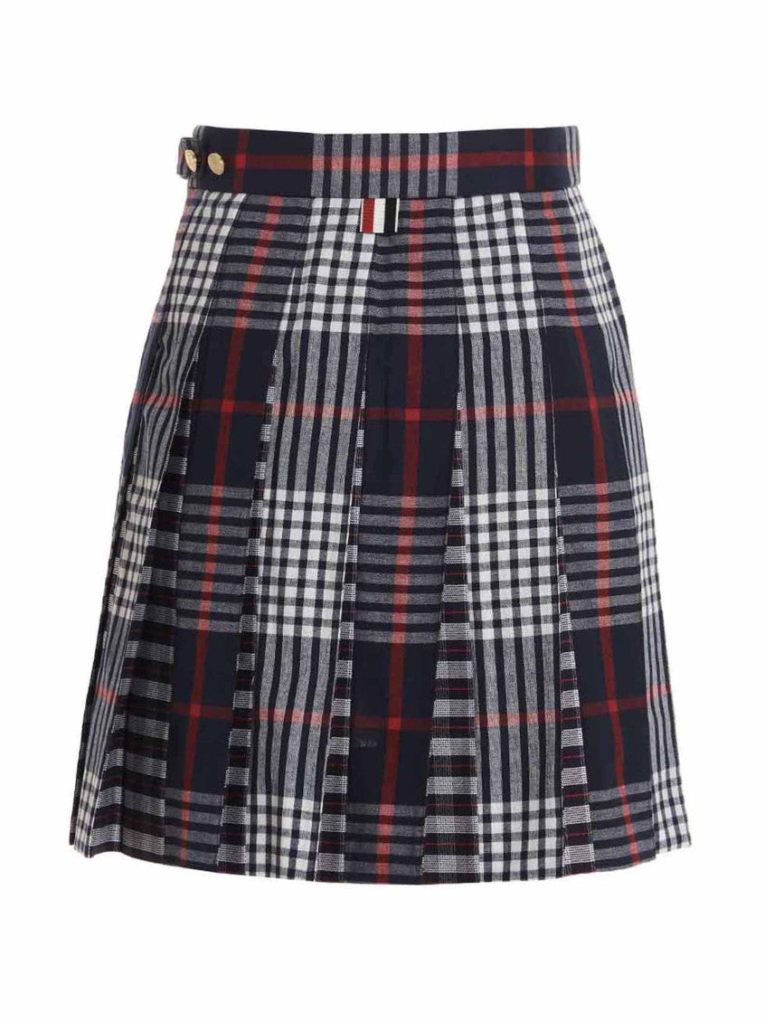 Blue Check Skirt 2