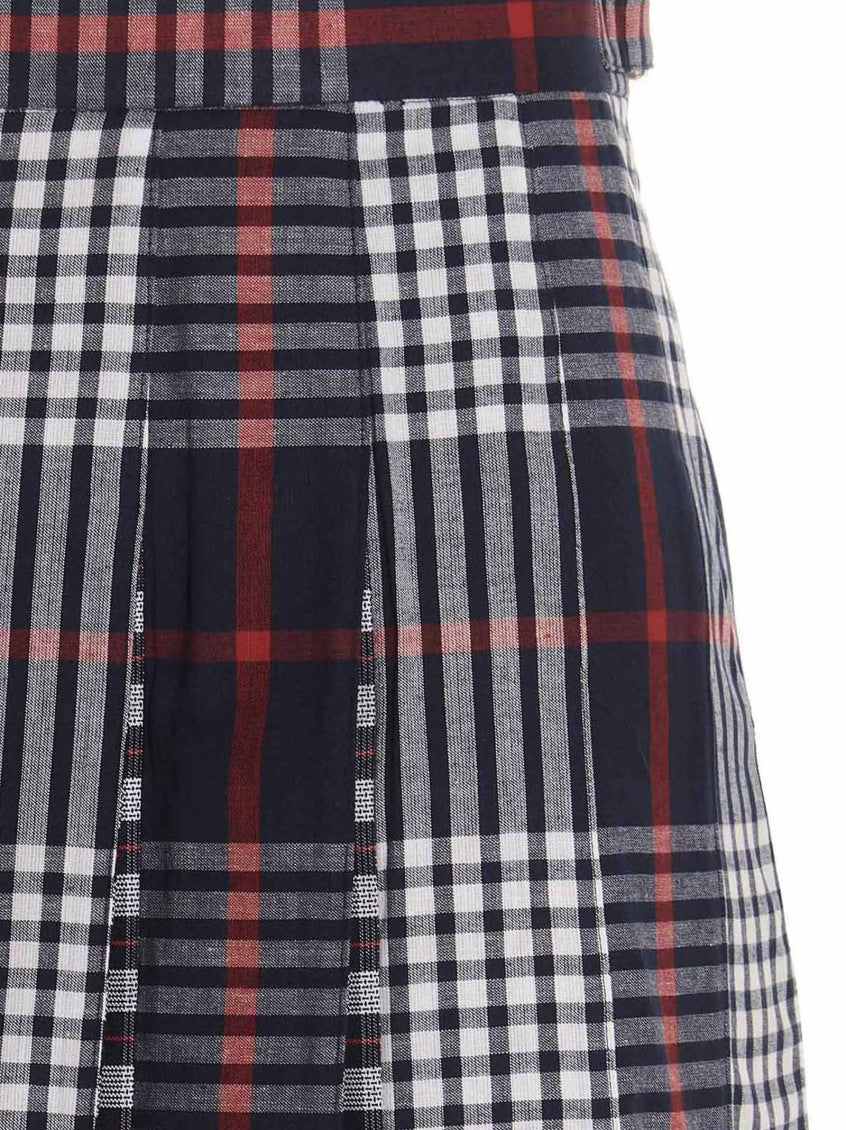 Blue Check Skirt 3