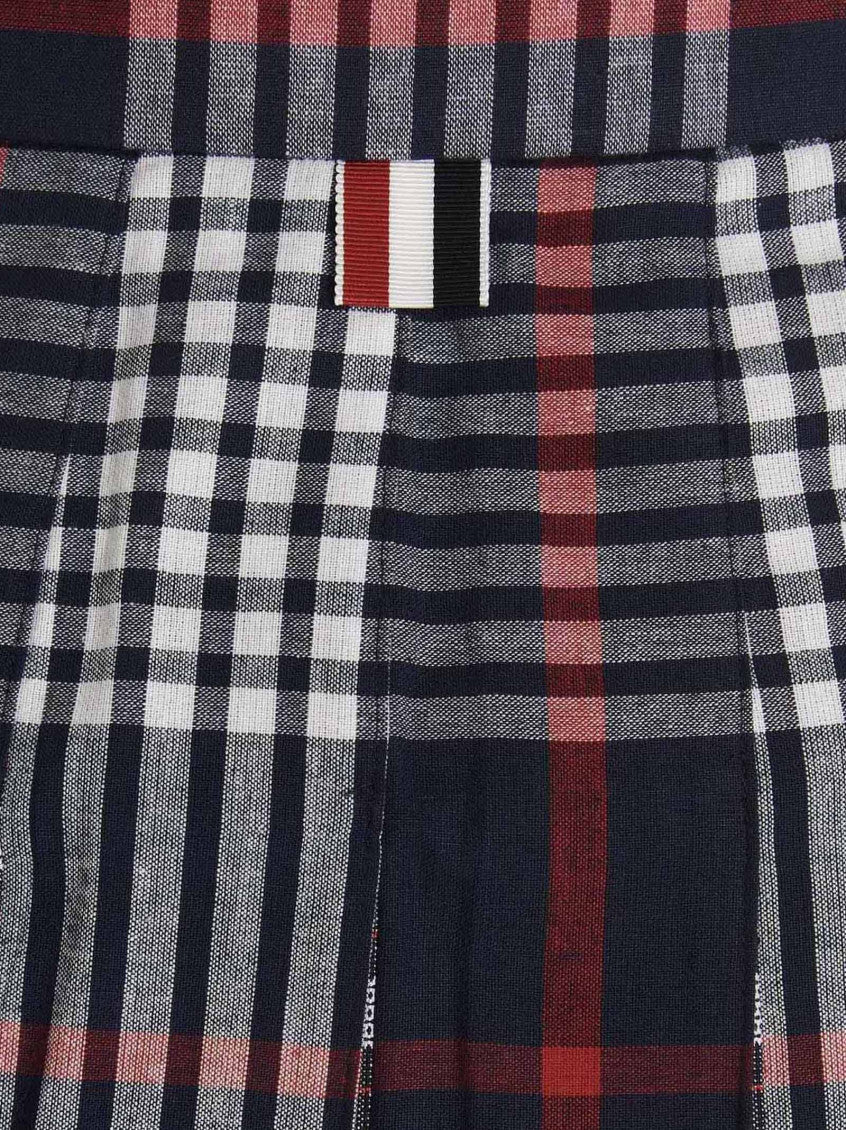 Blue Check Skirt 4