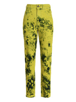 Yellow Tie-dye Jeans 1