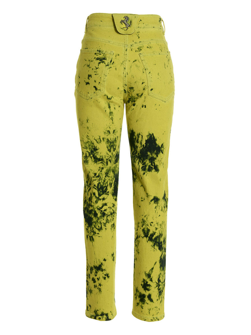 Yellow Tie-dye Jeans 2