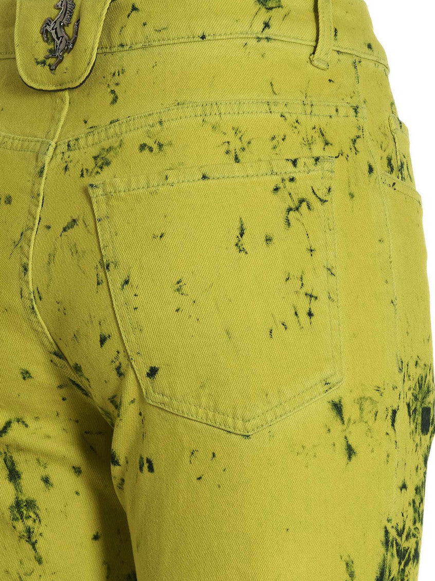 Yellow Tie-dye Jeans 4