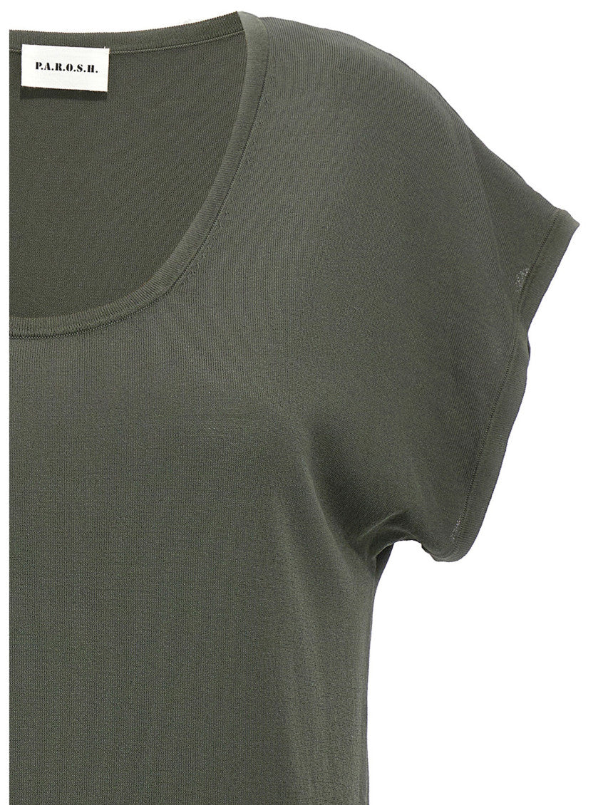 Green 'Roux' T-shirt 3