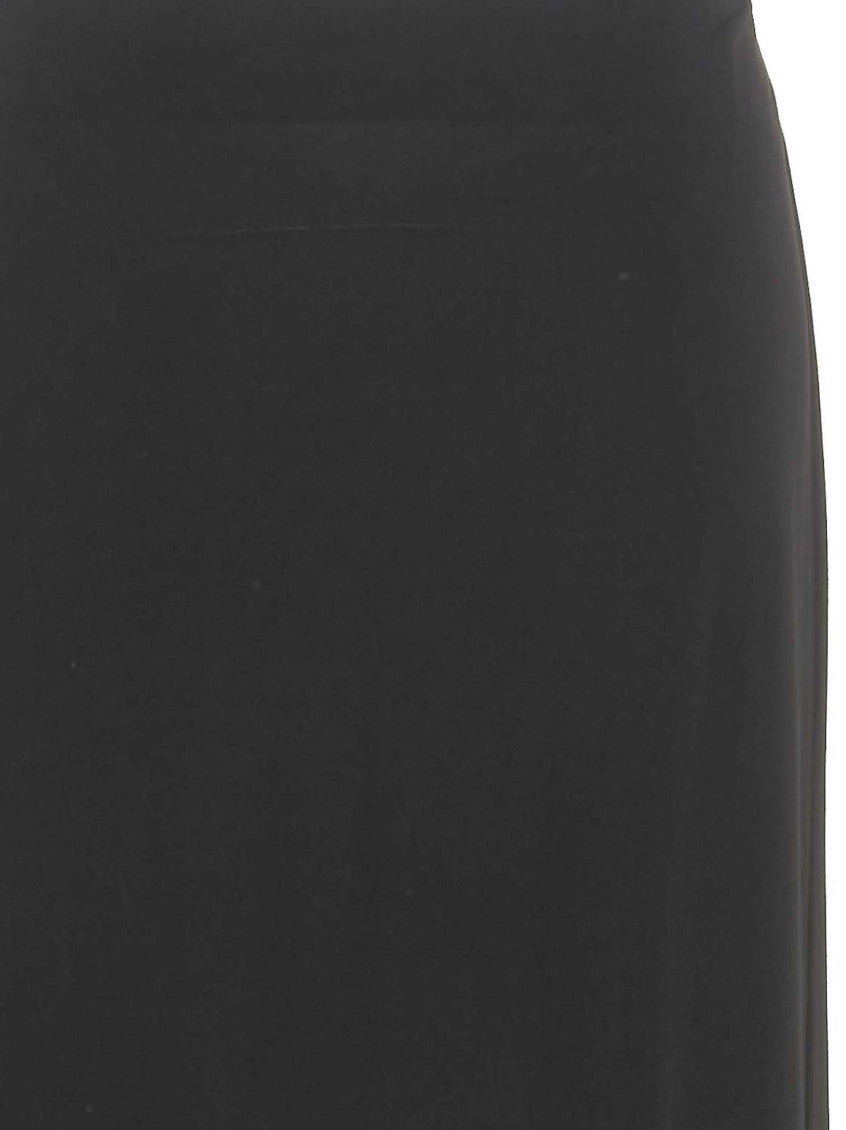 Black Asymmetrical Long Skirt 3