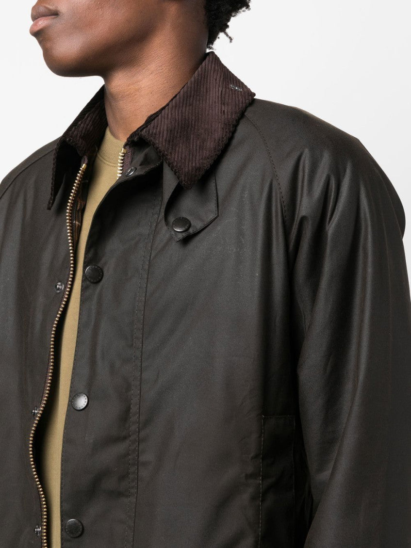 Olive Brown Beaufort Wax Jacket 2