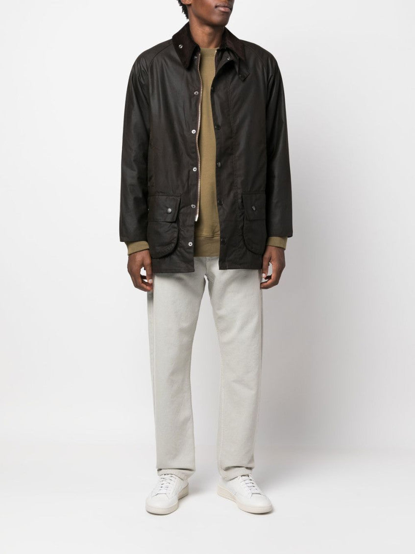 Olive Brown Beaufort Wax Jacket 3